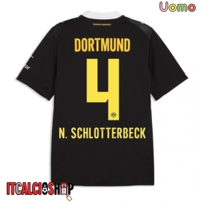 Borussia Dortmund Nico Schlotterbeck #4 Seconda Maglia 2026-27 Manica Corta